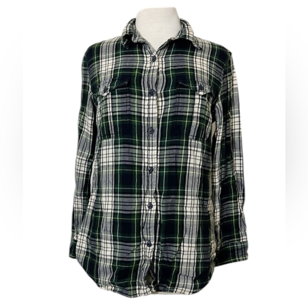Denim & Supply RL Sz Medium Plaid Button Top